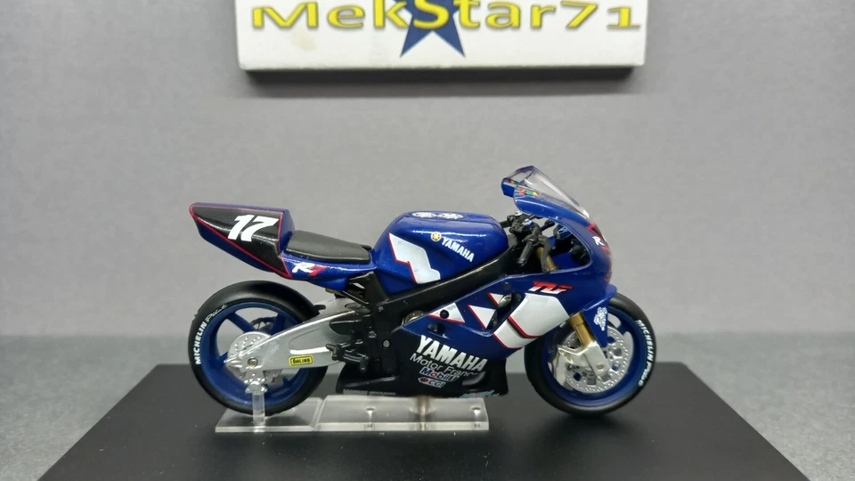 1/24 IXO Modellino Moto Lotto Come Ricambio Honda Yamaha Suzuki Aprilia - Immagine 3 di 4