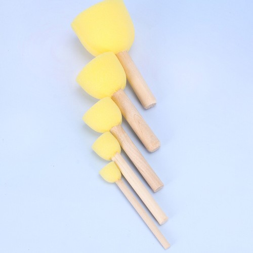 20 Pcs Drawing Brush Stain Sponge Brush Childrens Paint Brushes