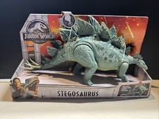 Mattel Jurassic World ACTION ATTACK STEGOSAURUS Dinosaur Figure Brand - NEW