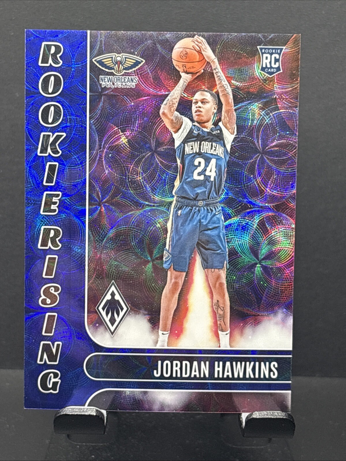 2023-24 Panini Phoenix Jordan Hawkins Rookie Rising International Blue /35