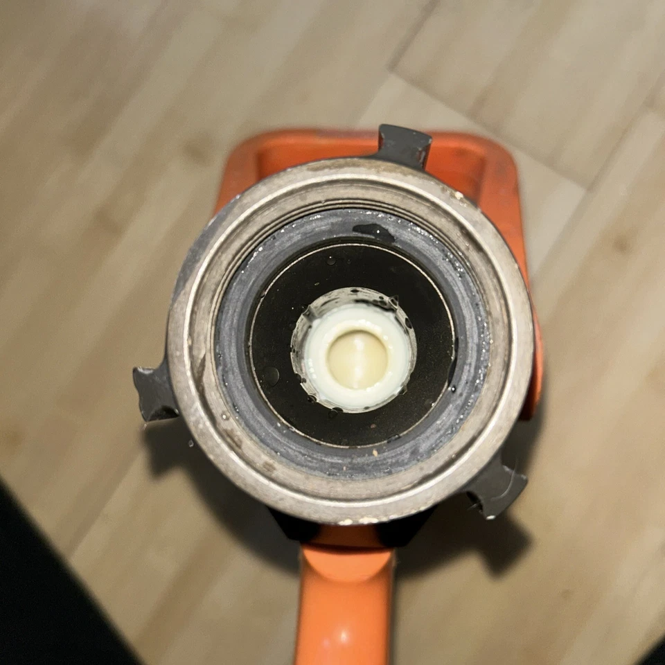 Bocal Akron latão 1520 Saberjet 5/8” furo liso. Excelente estado 1,5” novo em folha - Imagem 3 de 4