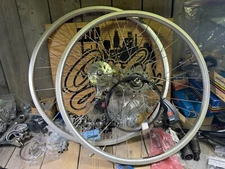 Sachs Huret 7 Speed Wheelset FWD Drum Brake 26” Wheels Internal 7 Speed Rear Hub