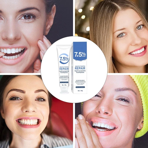7.5% Hydroxyapatite Toothpaste Remove Yellow Tooth Stains For Sensitive Teeth - Picture 6 of 11