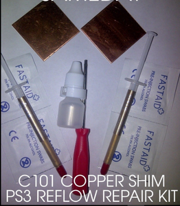 Ps3 Repair Ylod Y L O D Reflux Flux Kit Gold Thermal Paste Ebay