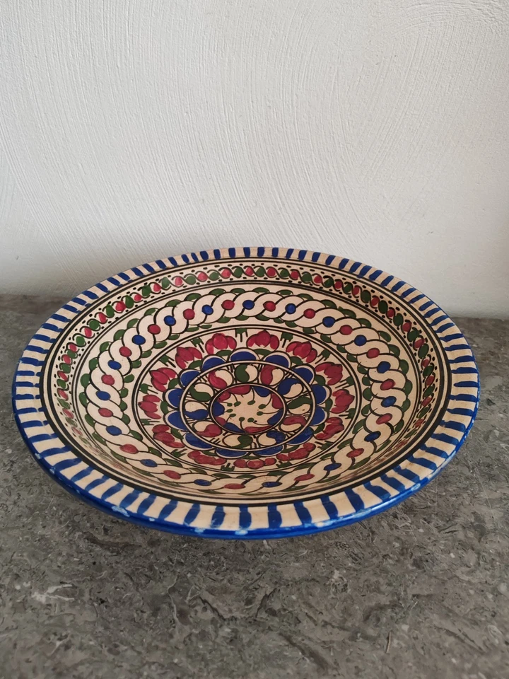 Saladier Bol Fait Main De Nabeul. Céramique. Vintage - Photo 2/4