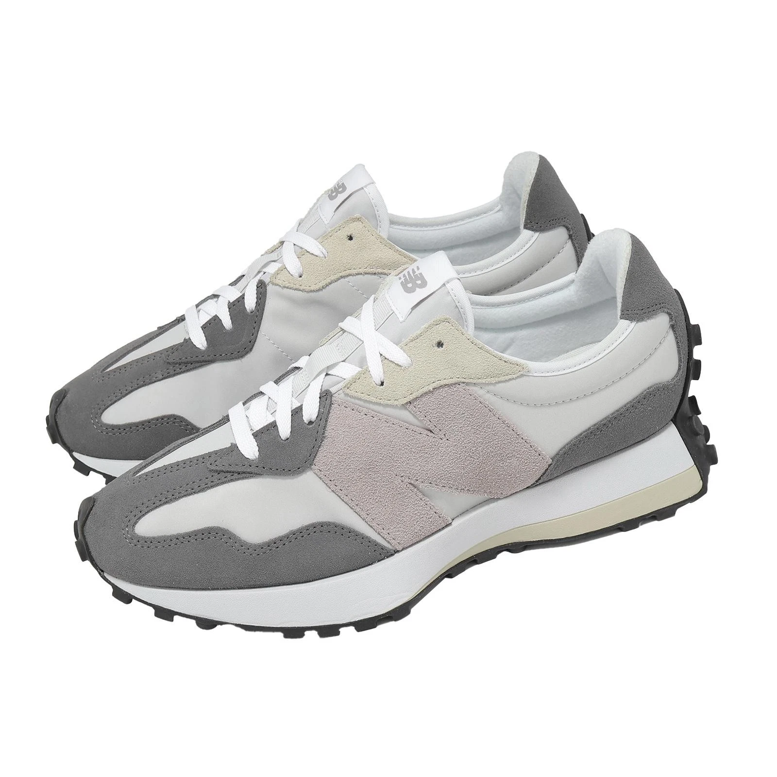 New Balance 327 NB Grey White Men Unisex Casual Lifestyle Shoe Sneaker U327321-D