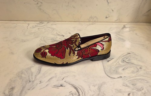 New! Dolce & Gabbana 'Floral' Jacquard Brocade Loafers Mens 7 US 6 UK MSRP $995