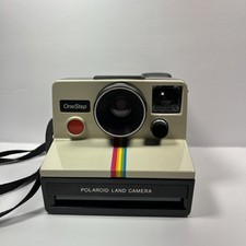 Vintage Polaroid One Step Rainbow SX-70 Instant Film Land Camera TESTED C27