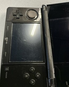 Nintendo 3DS Black/Gray CTR-001(USA) No Charger Tested Works Read Desc -- S2G --