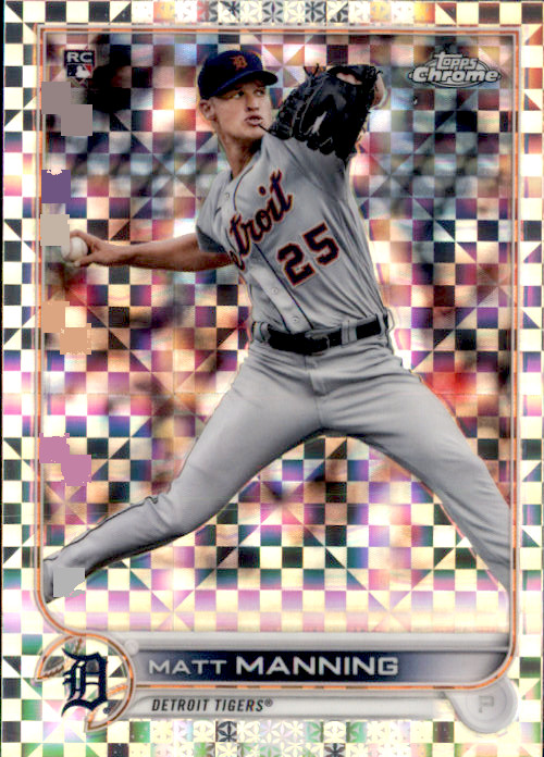 2022 Topps Chrome - Matt Manning #57 X-Fractor