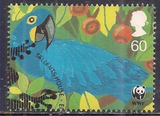 GB 2011 QE2 60p Amazon Wildlife Hyacinth Macaw Ex Fdc M/S 3172 ( K1943 )