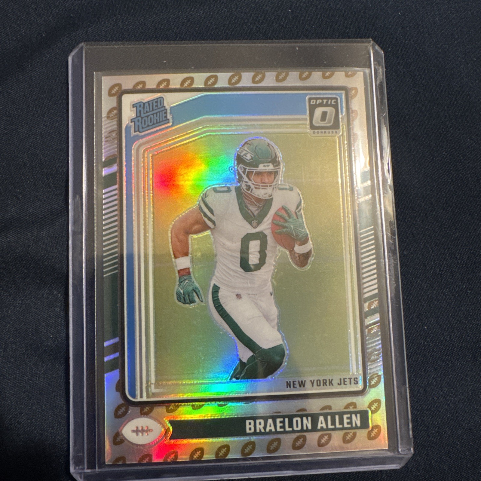 2024 Donruss Optic Braelon Allen Rookie Footballs /16 #211 New York Jets