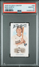 Graded 2025 Allen & Ginter Nick Kurtz #30 1889 N222 Rookie Baseball Card PSA 10