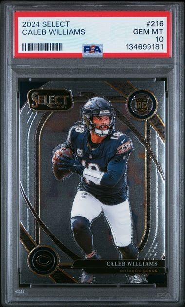 2024 Panini Select #216 Caleb Williams RC ROOKIE PSA 10 gem mint LOW POP 💎💎
