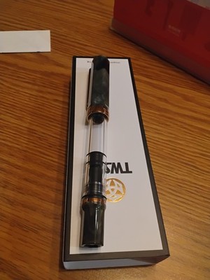 TWSBI ECO Serpentine And Bronze. M nib Fountain Pen. Medium.  Unused. Open Box.