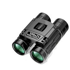  Fernglas 500x25 HD Mini Teleskop Fernglas Feldstecher Militärfernglas Schwarz 