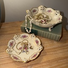 Antique Rosenthal Pierced Porcelain Bowl, Kro...