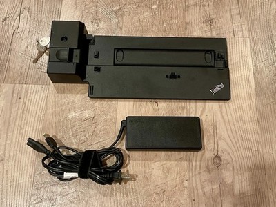 Lenovo ThinkPad Ultra Docking Station US 40AJ with AC Adapter and Keys 40AJ0135U
