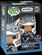 PRE SALE FUNKO POP AVATAR LEGENDS S2 SOKKA WITH WOLF MASK 403