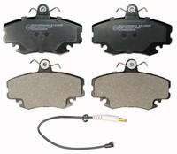 Vorderachse Denckermann B110905 Bremsbelagsatz, Scheibenbremse FüR Dacia,Renault