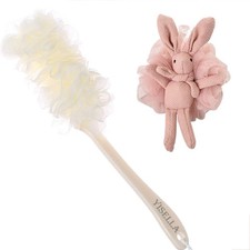 Loofah Back Scrubber For Shower Large Lofa Body Sponges Exfoliating Wash Bath