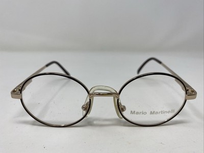 Mario Martinelli Doreen Gold/Brown 42-17-125 Full Rim Eyeglasses Frame W928