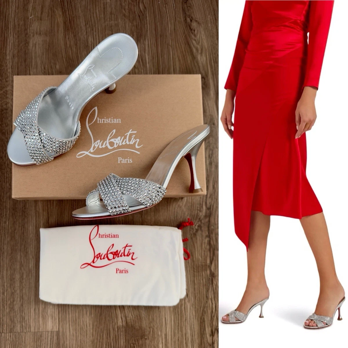 Christian Louboutin Women's Stiletto High (3-3.9 in) Heel Height