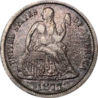 1877-CC Seated Liberty Dime