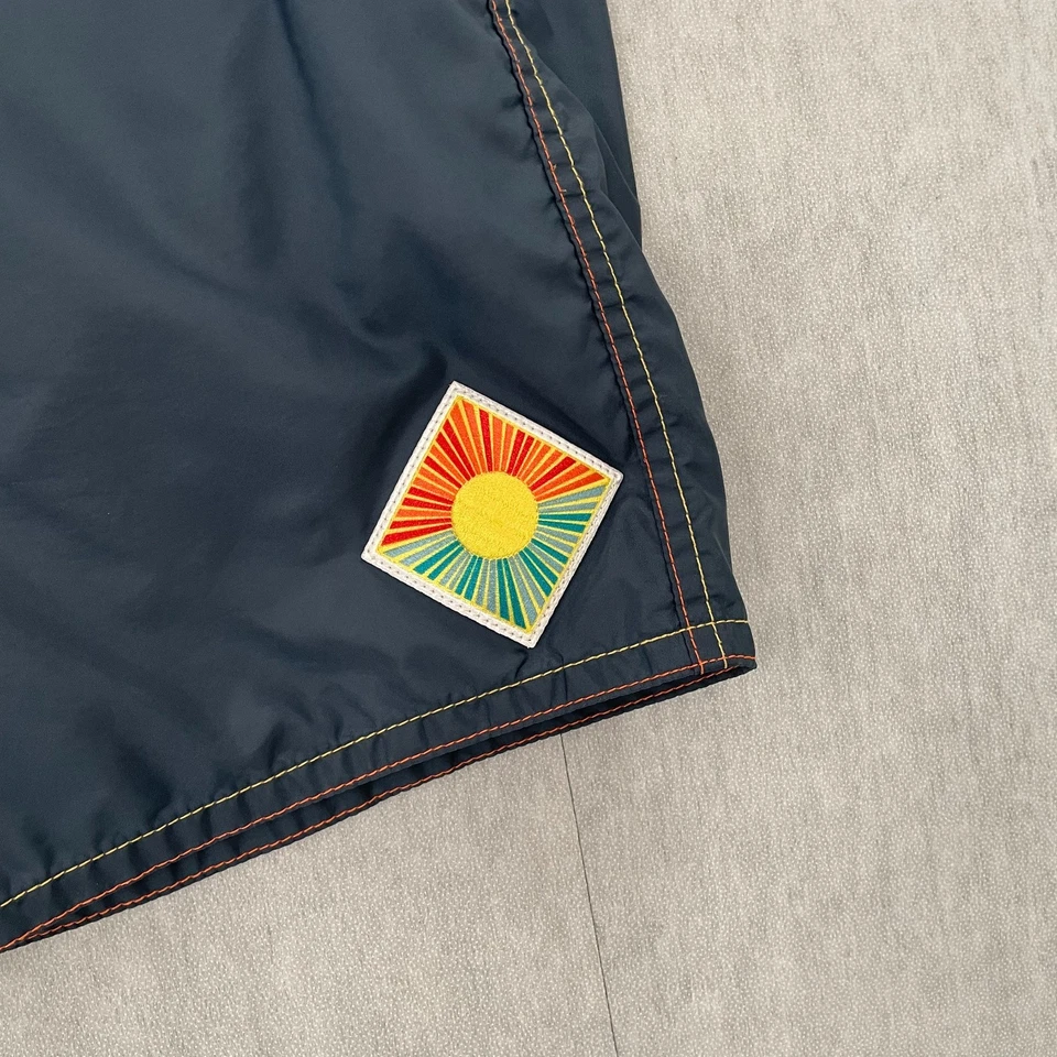 VINTAGE Birdwell Beach Britches Pantalones Cortos Adulto 41 Azul Tabla de Surf Bañador Para Hombres Foto 3 de 4