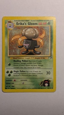 Pokemon Erika's Gloom  Gym Heroes 45/132  ENG