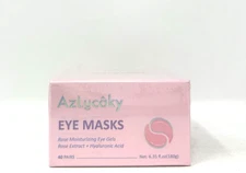 AZLUCAKY Rose Moisturizing Eye Gels, (40 Pairs), 6.35 fl oz