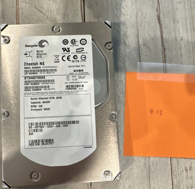 Seagate Cheetah NS ST3400755SS 400GB SAS 10000RPM 3.5'' Hot Swap Internal HDD