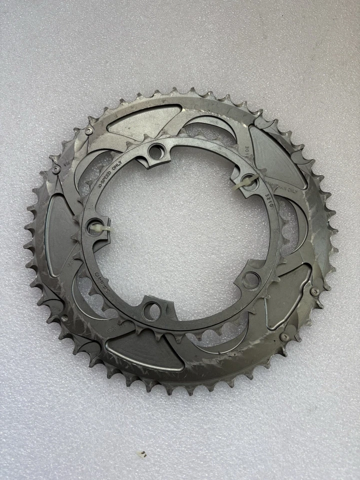 SRAM PowerGlide 50/34T 110BCD Road Compact Chainring Set 10-speed. - Image 2 of 2