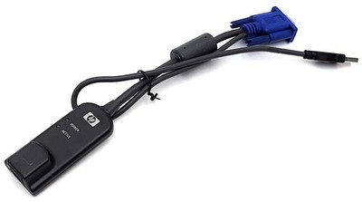 HP 410532-001 AF603A Virtual Media USB VGA KVM Switch Module Cable 520-431-506