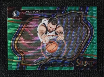 2022-23 Panini Select Courtside Green Wave Prizm 8/50 Luka Doncic #251 hs9