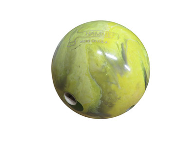 HAMMER よく曲がる14ポンドボ−リング　ボ−ル Hammer Burn Raw Hammer Yellow Swirl Bowling Ball 14 lbs 13 oz | eBay