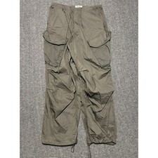 Agolde ginerva cargo pant green olive small parachute lightweight A9114-1533
