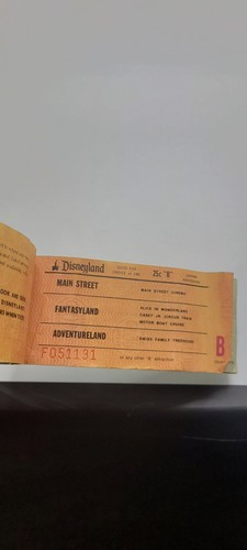 Vintage Disneyland Ticket Stubs Junior, Adult Disney Memorabilla - Picture 24 of 24