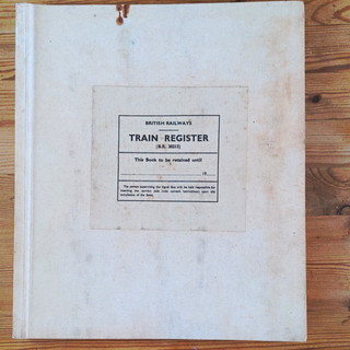 British Railways Train Register Book (B.R. 3013) From Torquay 1970s