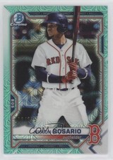 2021 Bowman Chrome Prospects Mega Box Aqua Mojo Refractor Jeisson Rosario 0ji0