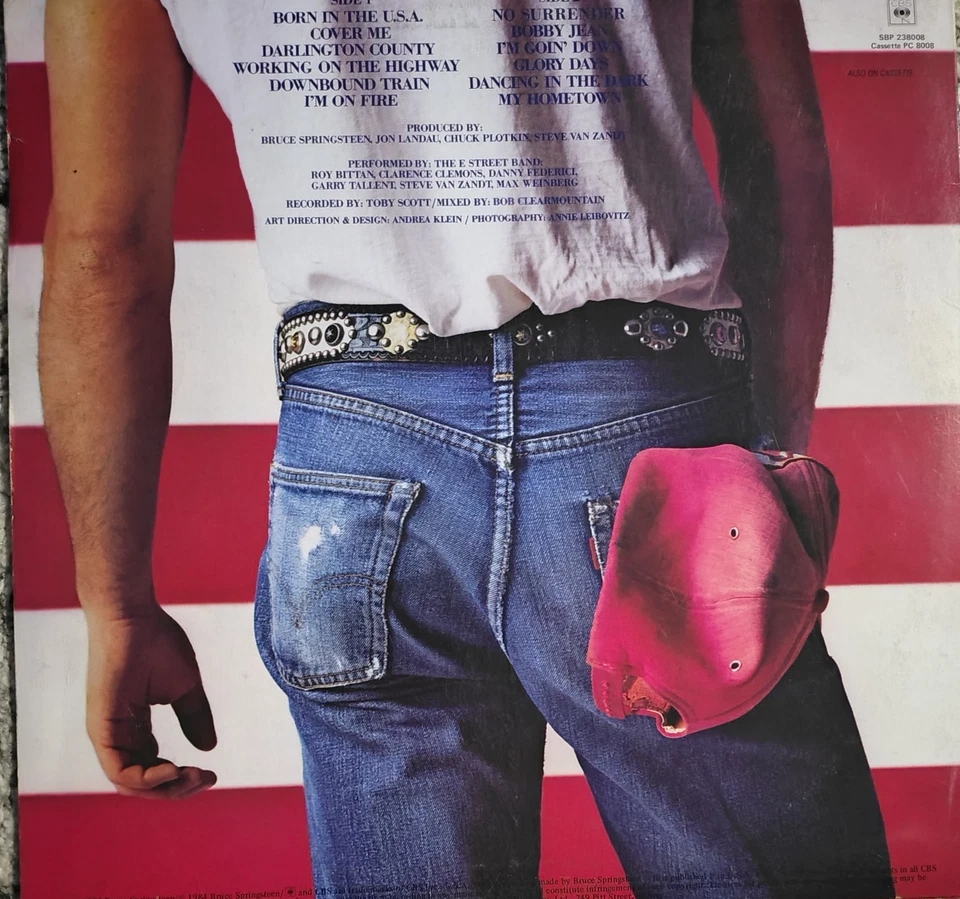 Bruce Springsteen- Born In The U.S.A. VINYL LP, Album (1984) AU Pressing - Image 2 of 4