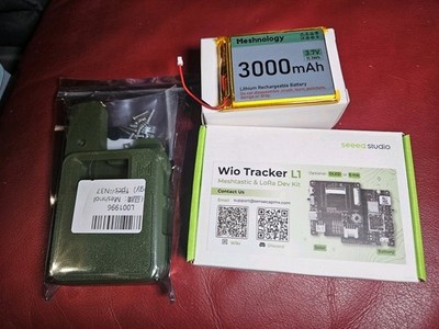 Wio Tracker L1 Meshtastic Node Meshnology Board Kit Bluetooth GPS +Battery+ Case
