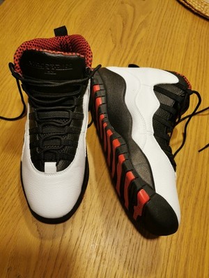 Nike Air Jordan 10 Retro Chicago Red Größe 45 Basketball Sneaker