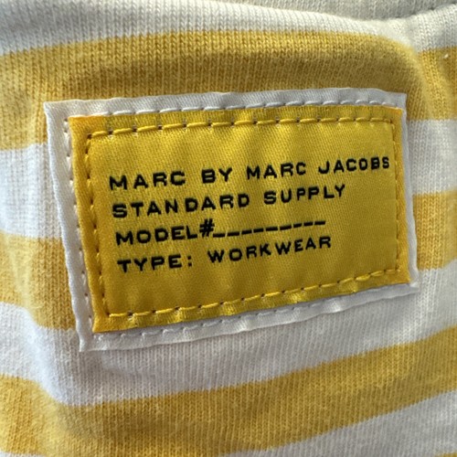 SPASS! Marc by Marc Jacobs gestreifter Jersey Shopper Ca Roule - gelb-weiß - Bild 2 von 6