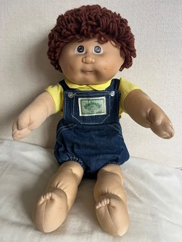 Vintage Jesmar Cabbage Patch HM4 Aubern Loop Brown Eyes original outfit