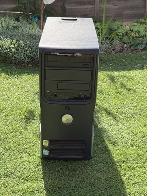 Retro Vintage DELL DIMENSION 3100 STK WINDOWS 7 verbaut
