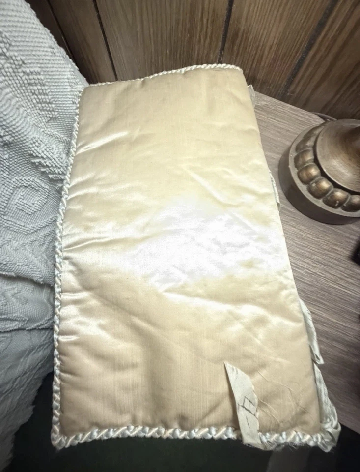 Vtg Antique Satin Lace Photo Album Scrapbook Lace Wedding Edwardian 20’s - Image 3 of 3