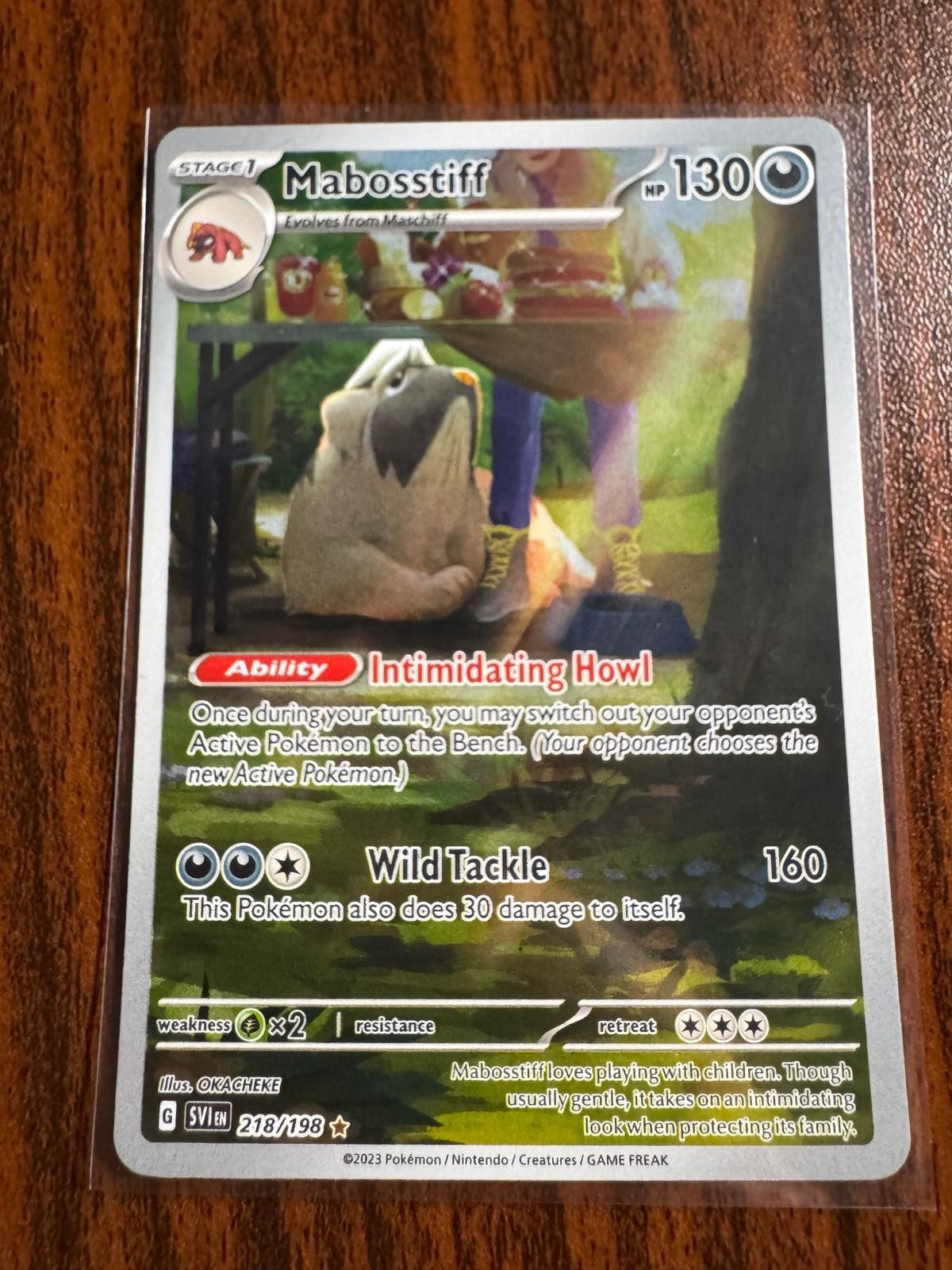 #218/198 Mabosstiff SV01: Scarlet & Violet Base Set