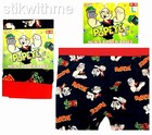 POPEYE Men's BOXER BRIEF 1 Pk. Black/Red Stretch [ L ] Waist 36-38] NEW  FREE Sh