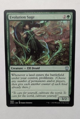 Evolution Sage Commander: Zendikar Rising Regular